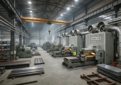 Process cooling for industrial manufacturing