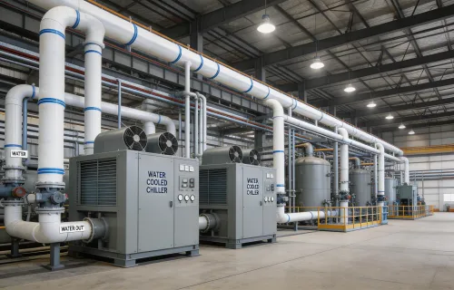 Industrial process cooling systems