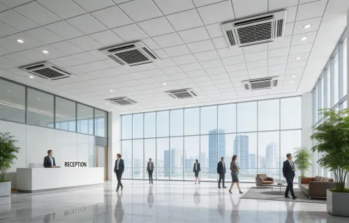 Commercial building HVAC systems