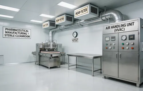 Pharmaceutical cleanroom HVAC systems